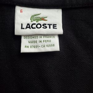 Lacoste Black Polo